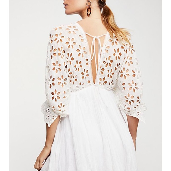 Free People White Mini Dress - Picture 3 of 3
